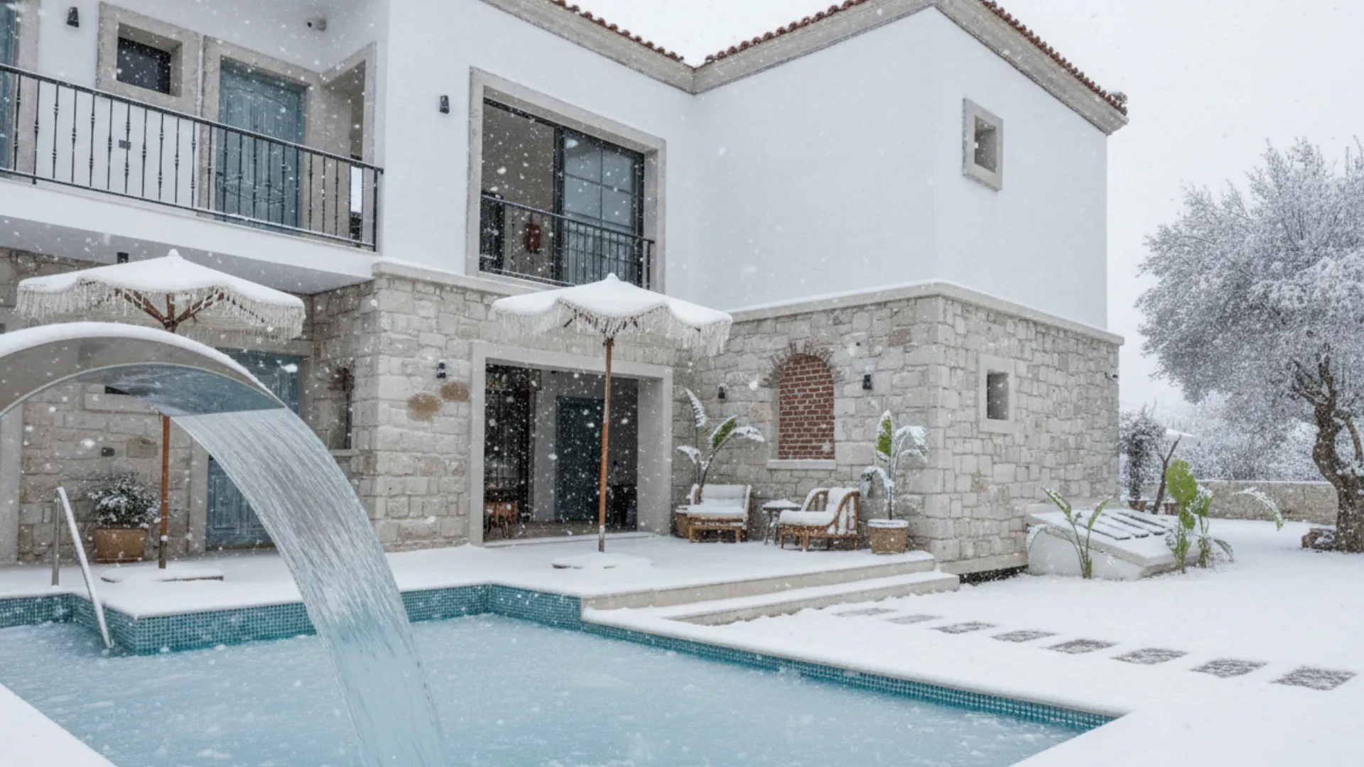 sıcak havuzlu alaçatı otel