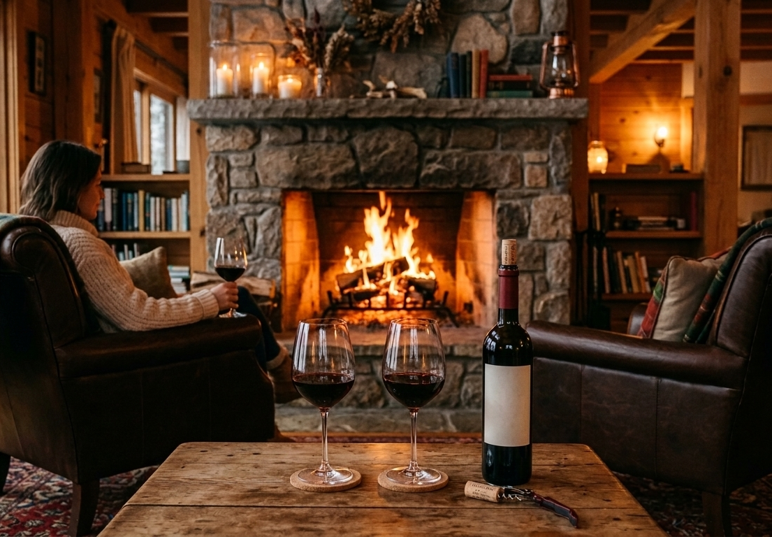 Alaçatı’da Şömine Başında Şarap Keyfi Armel Otel